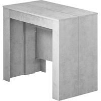 Table multifonction extensible 51-237x90x78 cm effet béton – Ben