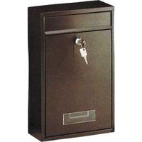 ROTTNER Briefkasten Tarvis mit Zylinderschloss silber