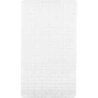 Weiße rutschfeste Badematte 68x38cm 90982 Beryl