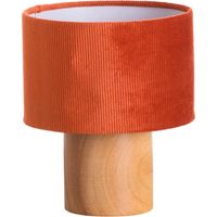 Eco Natural Tischleuchte Rot 18x18x22cm 7hSevenOn Deco