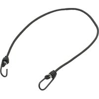 Lot de 10 tendeurs sandows élastiques avec 2 crochets - 150 cm - Noir - Linxor