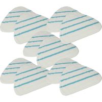 vhbw 10x Housses compatible avec Di4 SteamClean nettoyeur à vapeur - blanc / bleu, spécifique à l'appareil