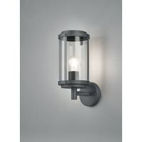 Wandleuchte Laterne IP44 Tanaro Anthrazit H32 cm Trio Lighting