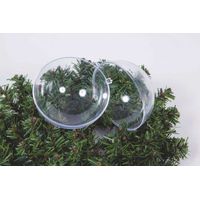 Sfera in pvc trasparente apribile 6 cm