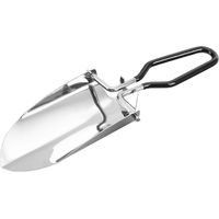 Truelle de jardin pliante, petite bêche à main, bêche de jardinage, bêche de camping pratique, mini-bêche pour la randonnée et les travaux agricoles en extérieur-Black