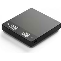BEBUSINGOTO Elektronische Handwaage für Kaffee, intelligente LED-Digitalanzeige zum Laden, Mini-Display für die Küche, elektronische Waage C6h0