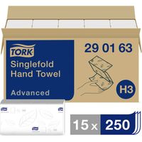 TORK 290163 Zickzack Advanced Papierhandtücher (L x B) 23 cm x 25 cm Weiß 3750 St.