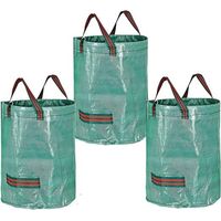 3 x 60 l reißfeste Gartensäcke