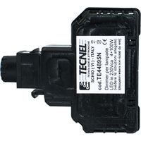 Dimmer Con Deviatore Per Lampade A Led Nero (Tecnel Cod. Te44895N)