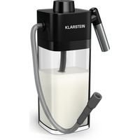 Klarstein – Mousseur à lait électrique 0,55 L – Mousse crémeuse – Nettoyage facile – Compatible machines SteelPresso – Préparation rapide
