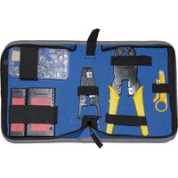 Link Accessori LKMS09 testeur de câble réseau Testeur de câbles à paire torsadée Noir, Bleu, Rouge, Jaune