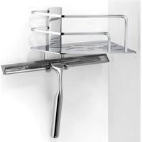 Giese Seaside Duschkorb 30782-02 Eckmodell, mit Haken und Wischer, chrom
