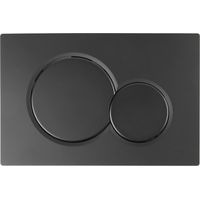 Double plaque d'actionneur de rinçage pour réservoir caché noir foncé brillant compatible 115.770.dw.5 sigma01 wall mounted Toilet Series