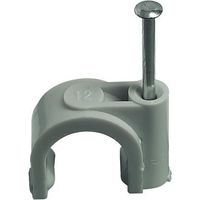 Attache Fixfor grise RAL7035 pour câble rond diamètre 14mm (031531)