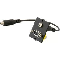Bachmann 917.045 - Scatola da telaio presa VGA + minilink 3,5mm