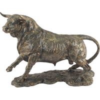 Signes Grimalt Tierfigur Figuren Gold Animal Bulls 14x35x27cm 93826