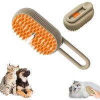 Brosse Chien Chat Vapeur, Brosse Poil Chat Électrique Avec Manche Rotatif.