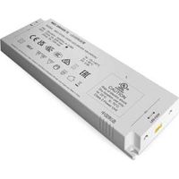 LED Konverter 100-240 V/AC 12+24V DC L.160mm 36 W weiß glatt