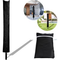 Wolketon Housse de protection pour séchoir parapluie,168x28cm résistant aux intempéries,210D pour séchoir parapluie