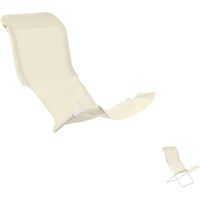 Funda de repuesto para tumbona fiam fiesta con estructura de acero blanco 127BSJUT