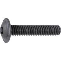 ISO7380-2 010.9 M 5x 8 blank Linsenschraube mit Flansch und Innensechskant