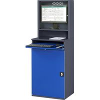 RAU, Poste informatique, compartiment pour écran, 2 tablettes