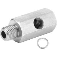Eosnow Männlich bis weiblich 1/8in M12X1.5 Adapter Turbobonöldrucksensor Versorgungsleitungsmesser für Honda