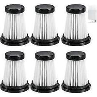 6 filtres HEPA pour aspirateur K12 / K12 Pro / K13 et aspirateur à main Genius Invictus .0/2.0