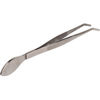 Pince à Bonsai Professionnelle Acier Inoxydable avec Spatule pour Jardinage, 22 cm, 62 g, Coudée et Polyvalente