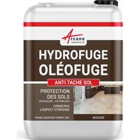 Arcane Industries – Imperméabilisant anti-taches sol 20 L – Traitement hydrofuge oléofuge pour carrelage extérieur/intérieur – Protection contre graisses et eau