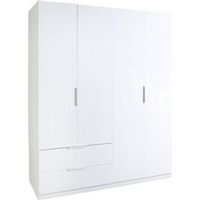 ARMADIO ESPRESSO 4A+2C 162X58XH200 CM L.BIANCO