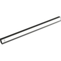 L&S Lugano Unterbauleuchte 600mm - LED DualColor 3000K/4000K, Küchenleuchte mit IR-Schalter, schwarz