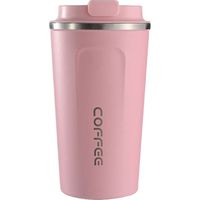 Tasse à café portable isotherme en acier inoxydable 304 avec affichage intelligent de la température, style épuré, rose pur, 2e génération, 380 ml