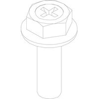 Pièce détachée BOSCH TTNR : 87134011300 Vis M6x20 (10x)