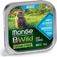 Pâté d'anchois Monge BWild Cat Adult 100 g