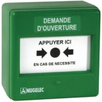 Coffret membrane simple action - Demande d'ouverture - Vert - NUG30344 - Nugelec