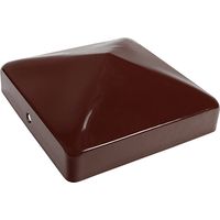 TIMCO Fence Post Cap Oxide Red - 100mm