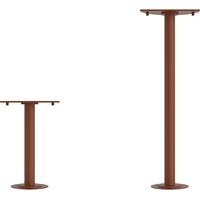 CLOS BASE SUELO Applique LED da Pavimento o Parete 60cm Corten Texturizado - Tecnologia Switch 3000K/4000K/5000K IP65 IK08 - Beneito & Faure