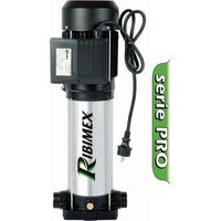 Ribimex – Pompe de surpresseur verticale inox 2200W multicellulaire 10 turbines – Débit élevé pour irrigation longue portée – Installation compacte