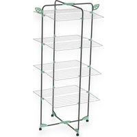 Tendedero de baño con ruedas 68x68xH112 cm