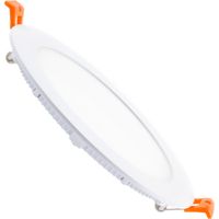 Ledkia – Spot encastrable rond extra-plat 9W – Lumière blanche froide 6000K – Ø 135 mm – Aluminium – IP20 – 30 000 heures de durée de vie