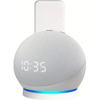 Support pour enceinte Echo Dot 4/5 - Accessoires améliorés pour Echo Dot 4/5 avec gestion des câbles, support haut de gamme et peu encombrant pour Echo Dot 4/5e génération...