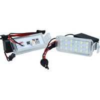 Kit Luci Targa Led Ford Falcon Fiat 500X Bianco Resistenza Inclusa No Errore Canbus