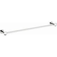 Crosswater Elegance Towel Rail Bathroom 600mm Single Bar Chrome Wall Mounted