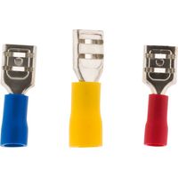 Zenitech – Cosses clips femelles plats 10 pièces – Embout isolé électrique – Section câble pour borne – Fixation raccord