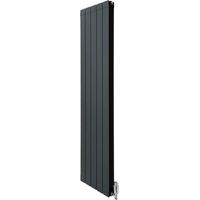 Radiador de Aluminio 1800mm x 395mm Válvulas Cromadas TRV Incluídas Garantía de calidad de 15 años Soportes, Kit de fijación y Cepillo de limpieza Gratis Calefactor Calefacción Estufa