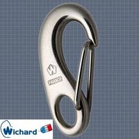 Mousqueton de sécurité inox 316L wichard - Longueur: 35