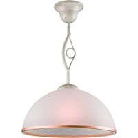 Lamkur Retro Dome Pendel-Deckenleuchten Weiß, 1x E27