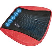 Car Seat Fan Cushion for Summer Driving Cooling Car Seat Cover with 5 Fans & 3 Adjustable Speed-Red