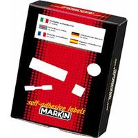 Markin X11035 etichetta autoadesiva Rettangolo con angoli arrotondati Permanente Bianco 90 pz